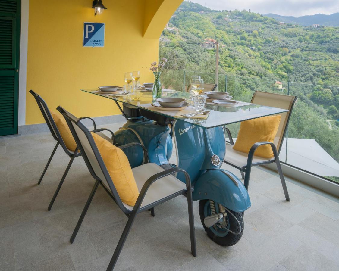 Vespa Apartments Moneglia Buitenkant foto
